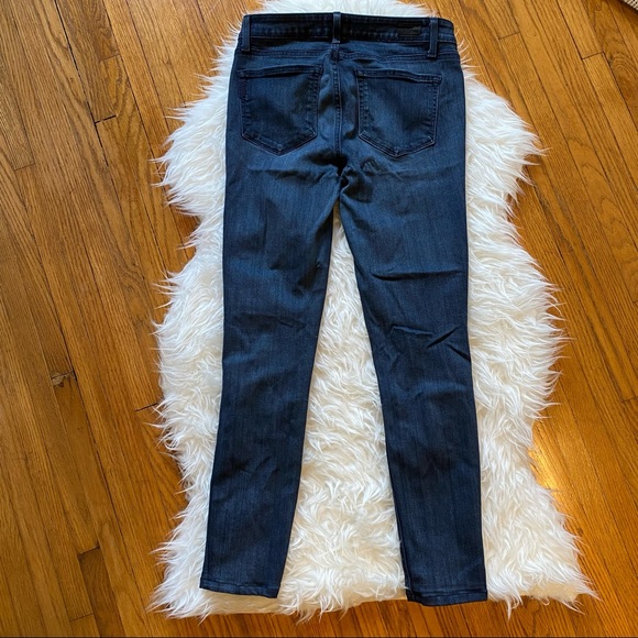 Paige | Verdugo Ankle Skinny Jeans | Dark Blue | Size 28 - Picture 8 of 11